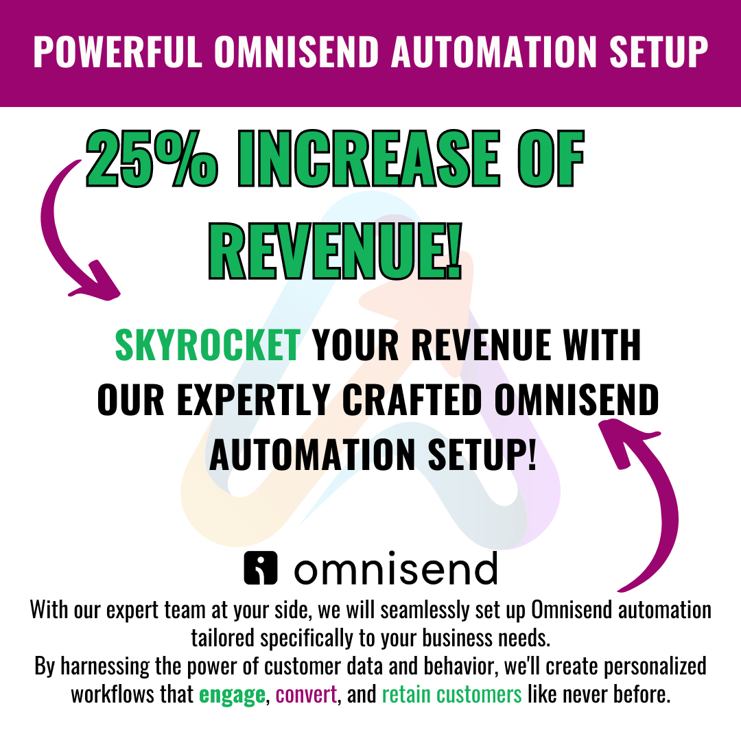 Setup Omnisend email marketing automation for E-commerce Store - Aurora Studio